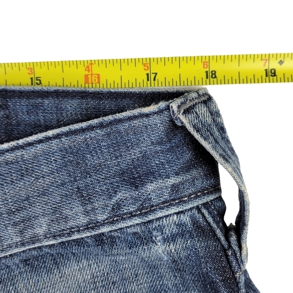 Rock & Republic Jeans Men Size 36 36X31 Relaxed Straight Leg Distressed Cotton - Picture 12 of 15